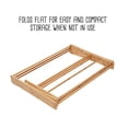 thumbnail image 4 of Honey-Can-Do Collapsible Clothes Drying Rack, Bamboo DRY-09508 Natural, 4 of 5