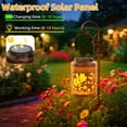 thumbnail image 5 of Solar Lanterns Outdoor Waterproof Hummingbird, KagoLing Birthday Gifts for Women Mom Grandma, Garden Decor Hanging Solar Lights Outdoor Metal Lantern Decoration Outside for Yard, Patio, Backyard, 5 of 9