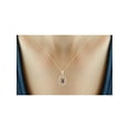thumbnail image 3 of 0.42 Carat T.G.W. Amethyst Gemstone and White Diamond Accent Pendant, 3 of 4