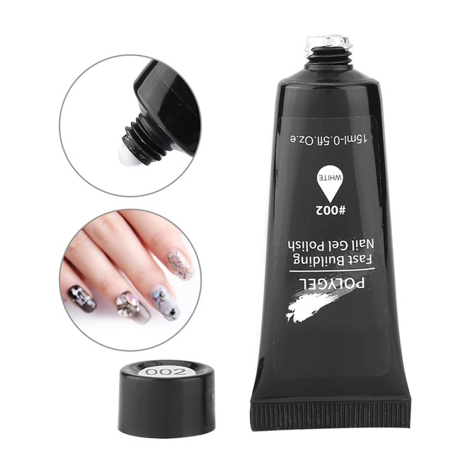 Gel uv Gel UV Extensión del constructor de uñas sin dolor Acrílico Nail Art Crystal UV Tips Pegamento ANGGREK Otros