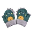 thumbnail image 2 of BOOMILK Toddler Mittens Winter Gloves Toddler Snow Cartoon Gloves For Kids Baby Winter Mittens For Girls Boys Green, 2 of 7