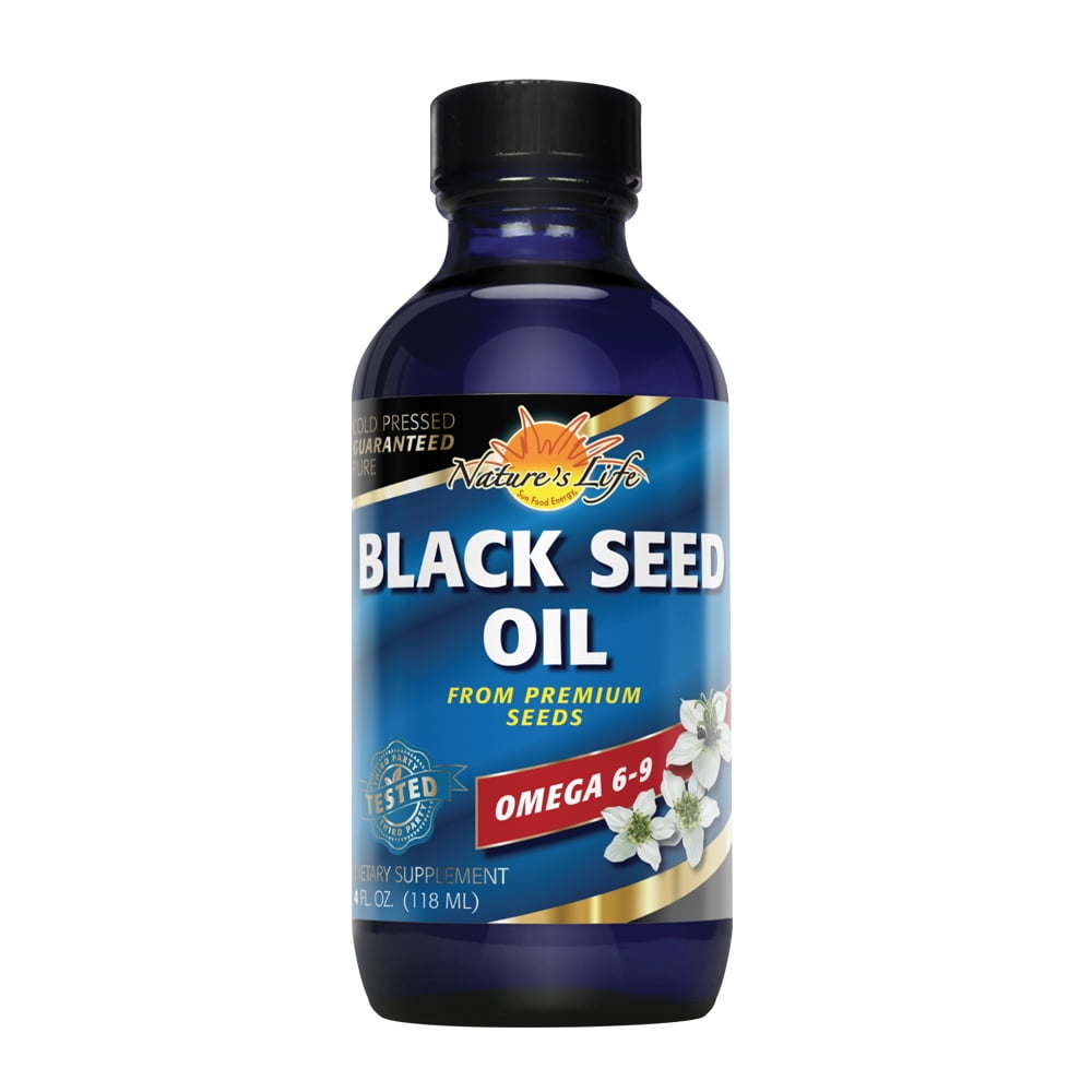 Nature's Life Black Seed Oil, Pure | Immune, Digestion & Heart Function ...