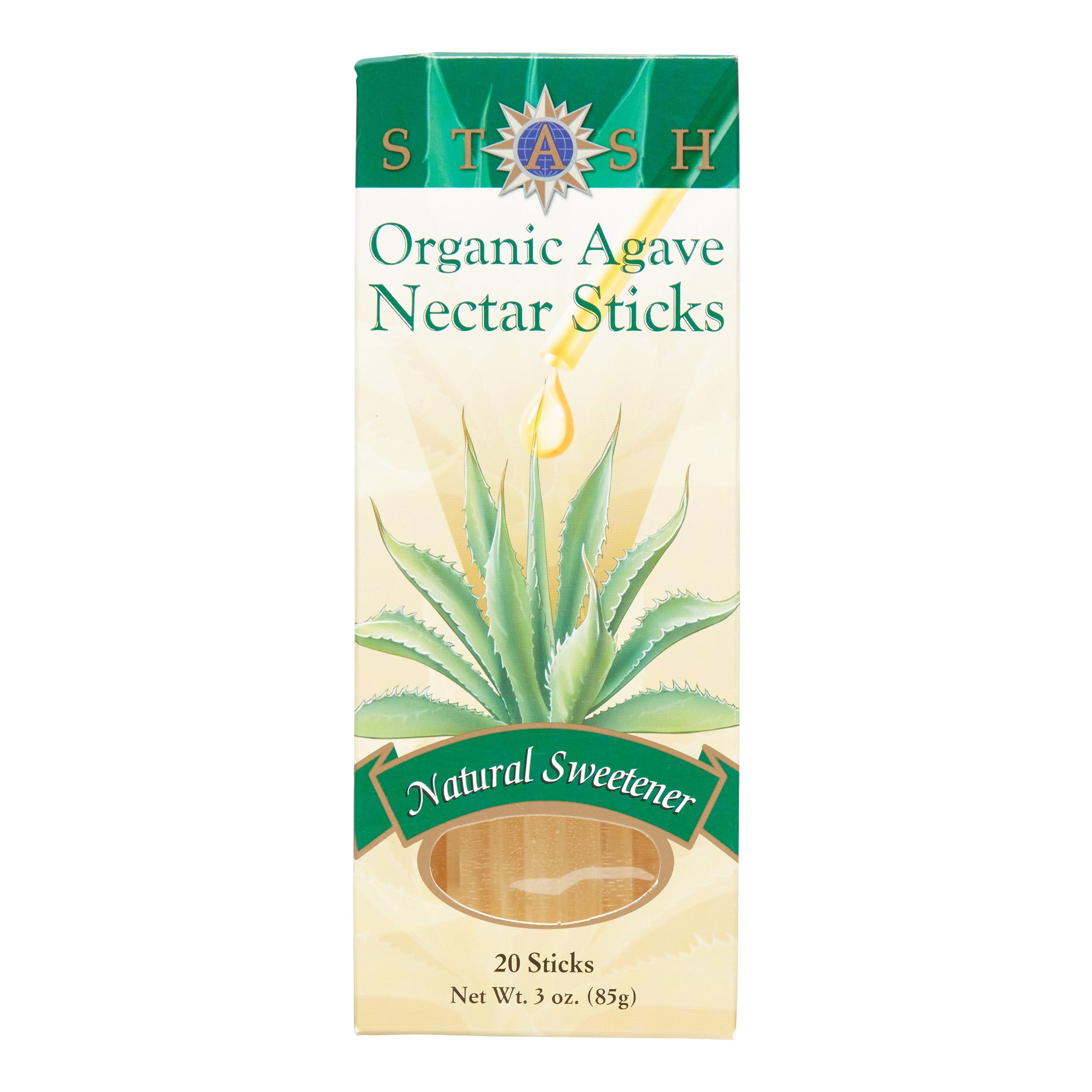 Stash Tea Agave Nectar Sticks, 20 Ct