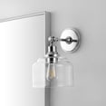 thumbnail image 3 of Safavieh Lansor Glam Wall Sconce, Chrome/Clear, Set of 2, 3 of 10