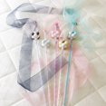 thumbnail image 3 of Cat Toy Wand Interactive Tassel Plush Cat Ball Teaser Cat Teaser Wand with Bell, 3 of 10