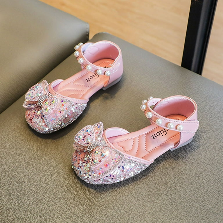 Otqutp Fashion Flower Girls Dance Shoes Summer Children