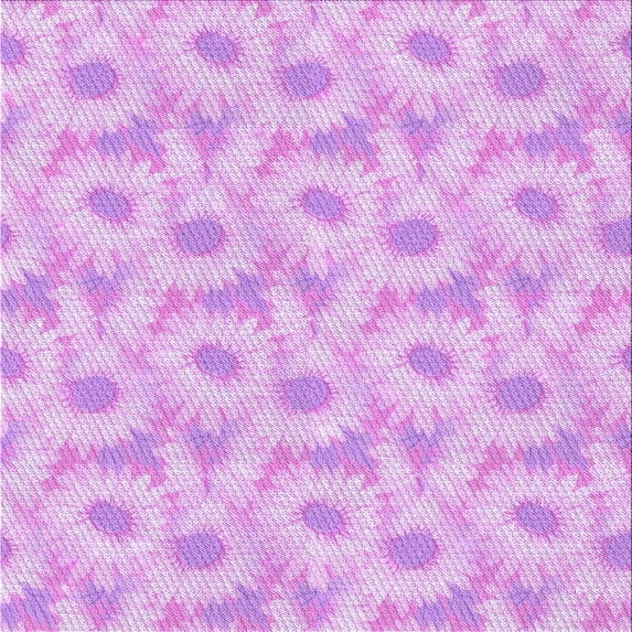 Ahgly Company Indoor Square Patterned Heliotrope Purple Area Rugs, 8' Square