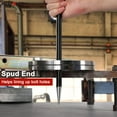 thumbnail image 4 of 3 PCS Pry Bar Set - Heavy Duty Prybar 6-Inch 12-Inch 16-Inch with Tip & Rolling Head, 4 of 6