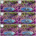thumbnail image 5 of Fuente solar al aire libre de 5,5 w con luces LED de colores y batería y 7 boquillas, para fuente de jardín Birdbath Feliz Sencillez, 5 of 5