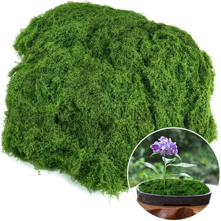 Artificial Moss for Crafts & Plants - Floral Moss Decor for Centerpieces, Terrariums, Indoor/Outdoor DIY