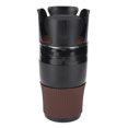 thumbnail image 1 of Adaptador de expansión multifunción para portavasos de coche con una base ajustable giratoria de 360°, organizador de portavasos para botellas de bebidas de coche, accesorios interiores(negro), 1 of 9