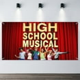 thumbnail image 2 of High school musical-Theme Backdrops Banner Birthday Party Decor Supplies Personalized Party Backdrop Decoration,5x3ft（150x90cm）, 2 of 6