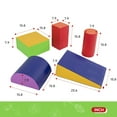 thumbnail image 7 of YRLLENSDAN 5-Piece Set Climbing Toys Couch Kids Foam Blocks Soft and Safe Baby/Toddler Climbing Toys for Crawling,Sliding Play Equipment Indoor, 7 of 7