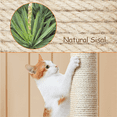 thumbnail image 4 of Alden Design 33.5"H Multilevel Plush Cat Tree with Scratching Posts Basket, Beige, 4 of 10