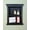 Black Beadboard, variant on Fox Hollow Furnishings 14x18 Elliot Craftsman Recessed Wood Wall Niche Insert Shelf - NO MDF - White Beadboard Back