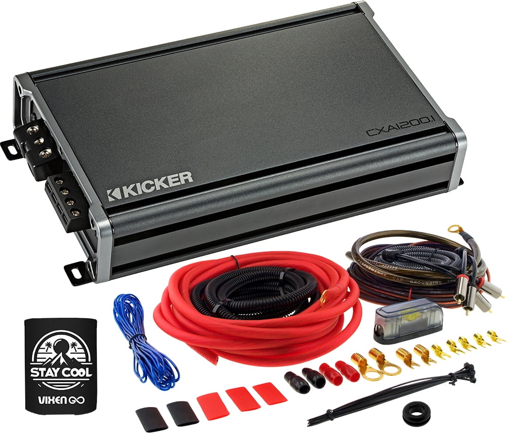 Kicker ZX1500.1 Car Stereo Zx Series Class D Mono 1500W Subwoofer