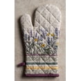 thumbnail image 5 of Maison d' Hermine Fanny Lavender 100% Cotton Cooking Gloves | Oven Mitt for BBQ | Cooking | Baking | Grilling | Microwave | Barbecue | Spring/Summer (7.5 Inch by 13 Inch), 5 of 5