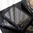 thumbnail image 2 of Caja Organizadora de Collares con 20 , Vitrina para Collares, Bandeja para Joyas, Soporte para Almacenamiento de Collares con Tapa Transparente, 2 of 5