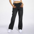 thumbnail image 1 of WILLBEST Jeans Mujer Pantalones Vaqueros de Mujer, Moda Informal, Rectos, de Pierna Ancha, Holgados, Cómodos, Elásticos, de Cintura Alta Grande, 1 of 5