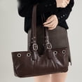 thumbnail image 3 of Yokua Trendy Studded Convertible Shoulder Bag For Women Spacious PU Underarm Purse, 3 of 20