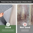 thumbnail image 4 of Hardwood Floor Chair Mat - Office Chair Mats(48"x36") for Hardwood & Tile Floor,Computer Gaming Chair Mat,Large Anti-Slip Home Desk Chair Mat,Large Floor Protector Under Desk Low-Pile Rug,Easy Clean, 4 of 4