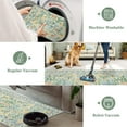thumbnail image 6 of Moynesa 5'x7' Washable Rugs for Living Room, Boho Light Green Floral Rugs for Bedroom Girls Non Slip, Soft Low-Pile Nursery Carpet Rug for Dining Room Indoor,Green, 6 of 8
