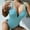 Light blue, variant on Babysbule Womens Swimsuits Women's Solid Set Swimsuit One-Piece Filled Bra Swimwear Beachwear