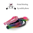 thumbnail image 5 of Mumup 1Pack Suede Breakaway Cat Collar with Sparkling Rhinestones & Bell - Soft Adjustable Safe Release Kitten CollaCats, 5 of 7