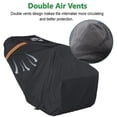 thumbnail image 4 of Waterproof Windproof Snow Blower Cover, AYAMAYA Snowblower Covers Heavy Duty 600D Oxford, Anti-UV Universal Snow Thrower Protector for Most Yard Machine(Black), 4 of 8