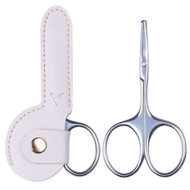 Tijeras YOUYISI para recortar el vello púbico para mujer, color rosa