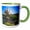 Green/White, variant on 3drose, Backlit Ancient Pine in Inyo National Forest, 11oz Mug