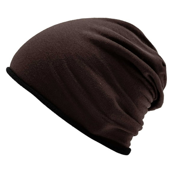 Otqutp Women's Soft Headwear Unisex Beanie Winter Soft Warm Hat for Men/Women Ski Watch Cap Knitted Caps Soft Beanie for Outdoor Cold Weather(Coffee,One Size)