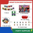 thumbnail image 4 of 49 Pcs Avengers Birthday Decorations,  Superhero Birthday Decorations with Cake Toppers, Balloons, Happy Birthday Banner, Backdrop, Large Cake Topper, Ribbon, 4 of 9
