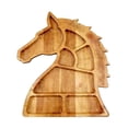 thumbnail image 1 of HBFAGFB Functional Wooden Horse Shaped Tray, Home Decoration Ornament Snack And Plate, 1 of 6