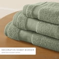 thumbnail image 6 of Noble Linens 6 Piece Essential Cotton Bath Towel Set, 6 of 14