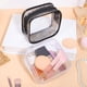 thumbnail image 5 of Bolsas de maquillaje pequeñas, 2 uds., bolsas de maquillaje transparentes con cremallera, neceser de viaje, bolsa de maquillaje, organizador, artículos esenciales de viaje, 5 of 5