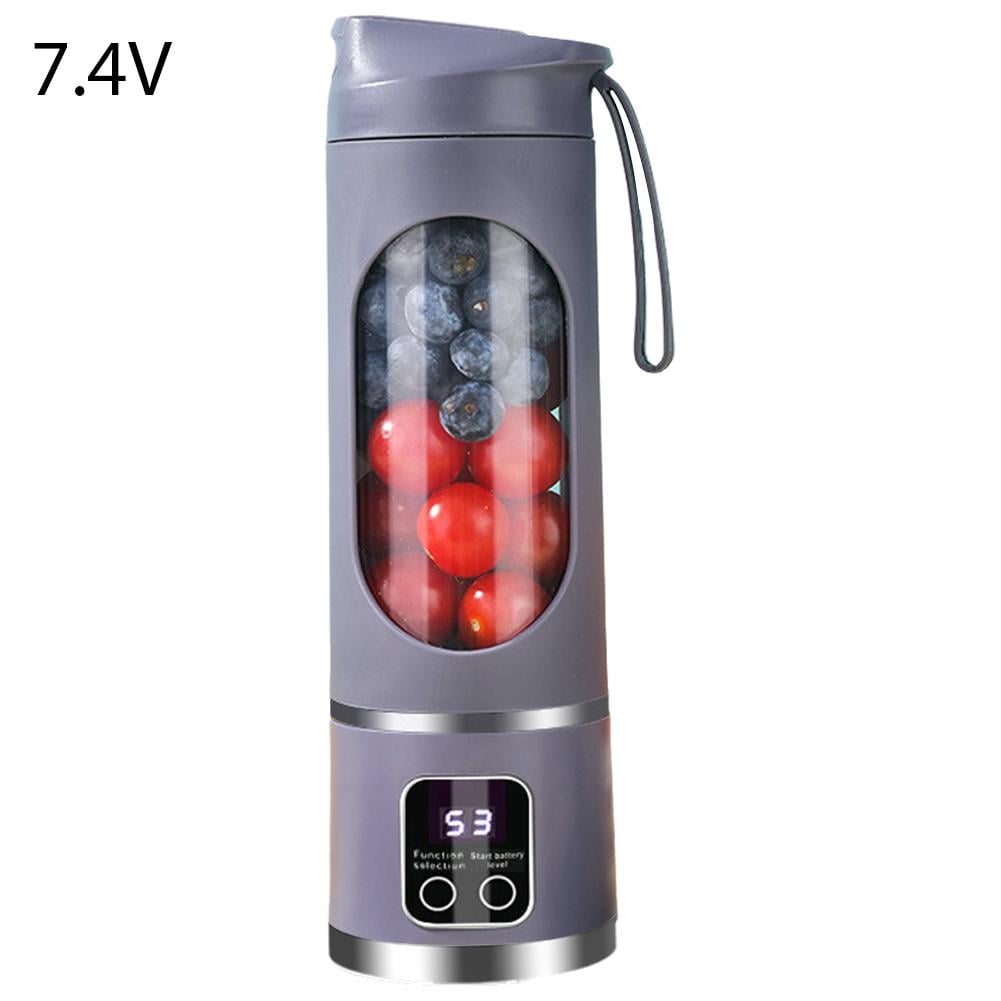 Digital Display Juicer-Smart LED Display,3 Speed12- Fresh Juice Bottle,Diet-Friendly Multimode Blender, USB Rechargeable 450ML Portable juicer Shakes and Smoothies Blender Small Blenders Mixing