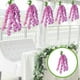 thumbnail image 1 of Decoración del hogar, decoración de habitaciones, decoración de paredes, flores lilas, enredaderas de flores para techo, guirnaldas, flores decorativas para bodas, ideal para bodas, hogar, oficina, ar, 1 of 6