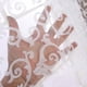 thumbnail image 5 of Panel de Cortina de gasa flocado Soledad ventana balcón Cortina de tul decoración divisoria de cenefa, 5 of 10