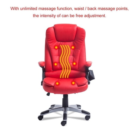 Executive Office Massage Chair Ergonomic Heated Vibrating Computer Gaming Chair