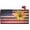 Wood American Flag, variant on Spring Flowers Mailbox Covers Magnetic Yellow Sunflower Mailbox Cover Butterfly Flowers Mailbox Covers Post Box for Garden Yard Farmhouse Home Decor Outside Standard Size 21x18 Inch