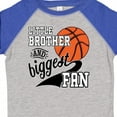 thumbnail image 4 of Inktastic Little Brother and Biggest Fan Basketball Player Boys Toddler T-Shirt, 4 of 5