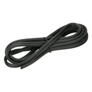 Uxcell 5M/16.4Ft Rubber Window Screen Spline Sealing Strip, 6.5mm OD Black