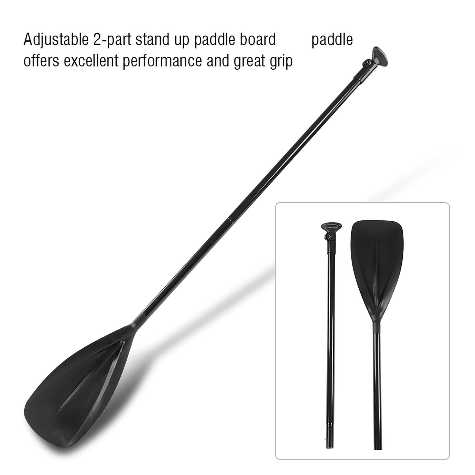 Yajisi Surfboard SUP 2 Section Aluminum Adjustable Paddle for Boating Kayaking Surfing, Lightweight Watercraft Oar, 34.25 in / 87.00 cm