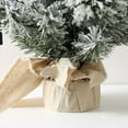 thumbnail image 2 of Mini Flocked Christmas Trees Small Christmas Tree with Snow Artificial Tabletop Christmas Tree Realistic Miniature Tiny Desk Top Table Faux Xmas Decorations Decor, 2 of 4