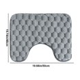 thumbnail image 3 of TopLLC Bathroom Rugs,Kitchen Rugs, Rugs for Living Room, Living Room Rug, Bathroom Mat Toilet Rug U Shape Super Soft Bathroom Rug Microfiber Super Absorbent Machine Wash And Dry bathroom carpet, 3 of 6
