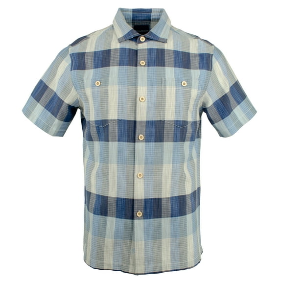 Men's Talmuda Bay Plaid Camp Shirt-VP-S