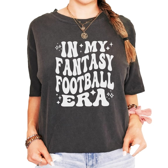 In My Fantasy Football Era Shirt for Women and Teens Funny Sports League T-Shirt Pepper Shirt Adult 2X-Large