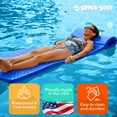 thumbnail image 3 of TRC Recreation Super Soft 2” Thick Swimming Pool Float Mat, Indigo Blue, 3 of 8