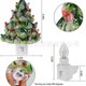 thumbnail image 4 of Lámpara de noche ZHAOCHENG con forma de árbol de Navidad de cerámica color verde 2 unidades, 4 of 5